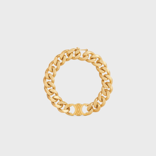 Celine NIGO Gold Decorative Chain Necklace Bracelet Set Box #nigo56938