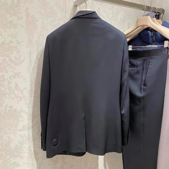 Dior NIGO Black Suit Jacket Pants Set #nigo94218