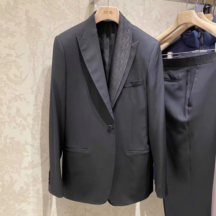 Dior NIGO Black Suit Jacket Pants Set #nigo94218