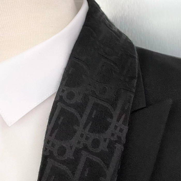 Dior NIGO Black Suit Jacket Pants Set #nigo94218