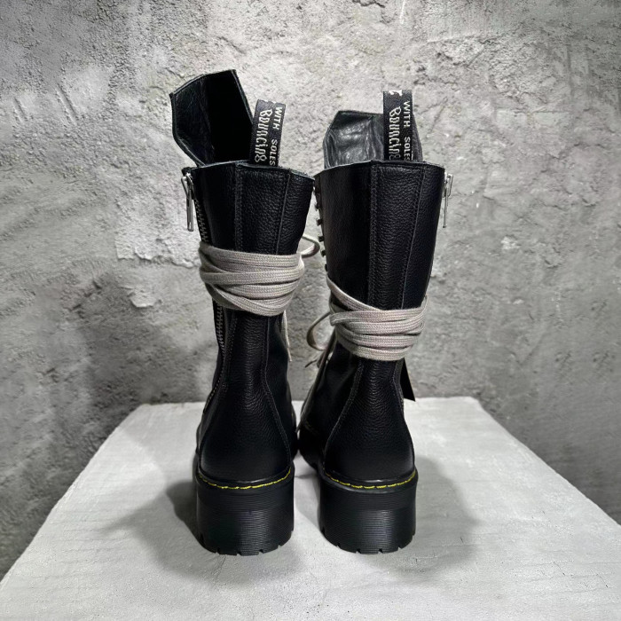 Rick Owens Thick Midsole Martin Boots Shoes Ngvp #nigo94228