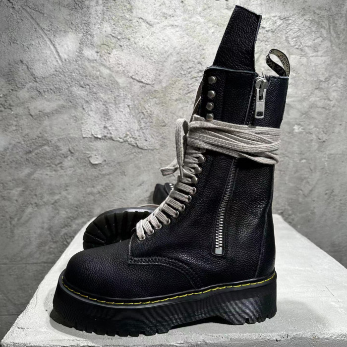 Rick Owens Thick Midsole Martin Boots Shoes Ngvp #nigo94228