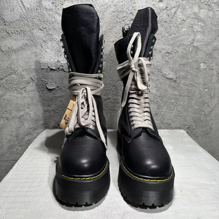 Rick Owens Thick Midsole Martin Boots Shoes Ngvp #nigo94228