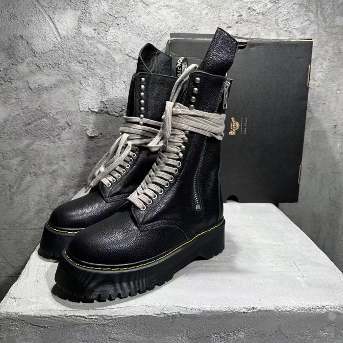 Rick Owens Thick Midsole Martin Boots Shoes Ngvp #nigo94228