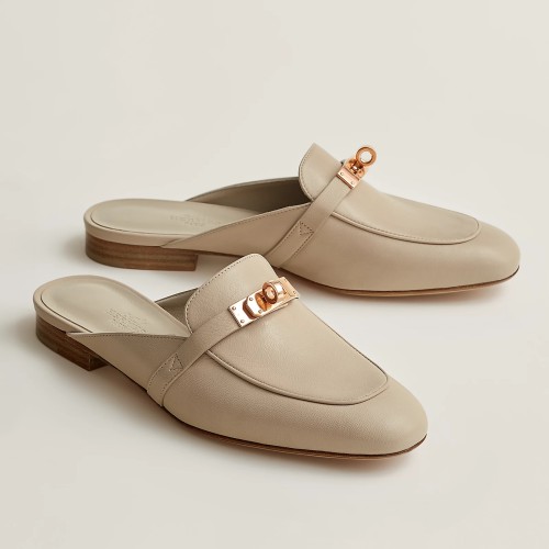 Hermes Leather Slippers Shoes #nigo51589