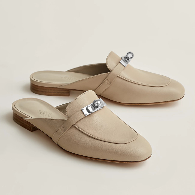 Hermes Leather Slippers Shoes #nigo51589