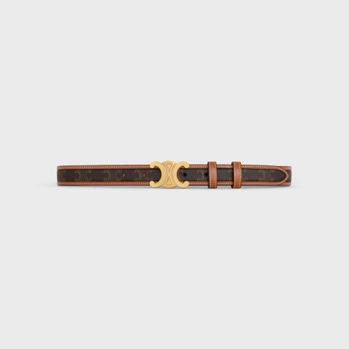 Celine NIGO Women's Leather Metal Buckle Belt #nigo56949