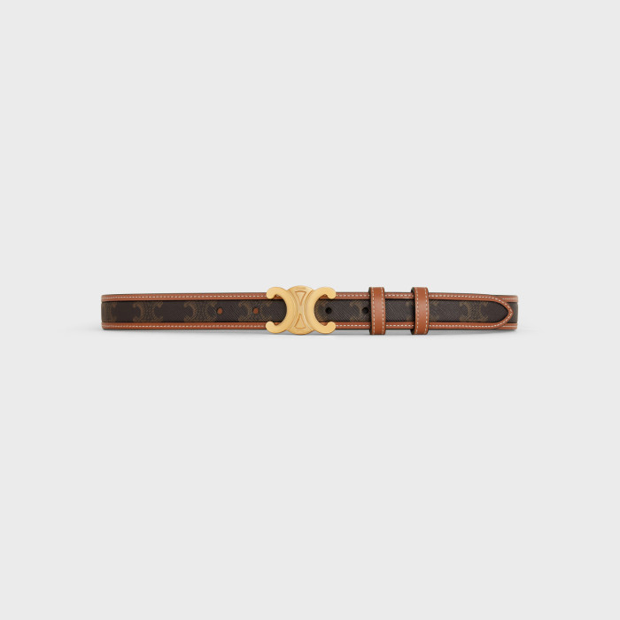 Celine NIGO Women's Leather Metal Buckle Belt #nigo56949