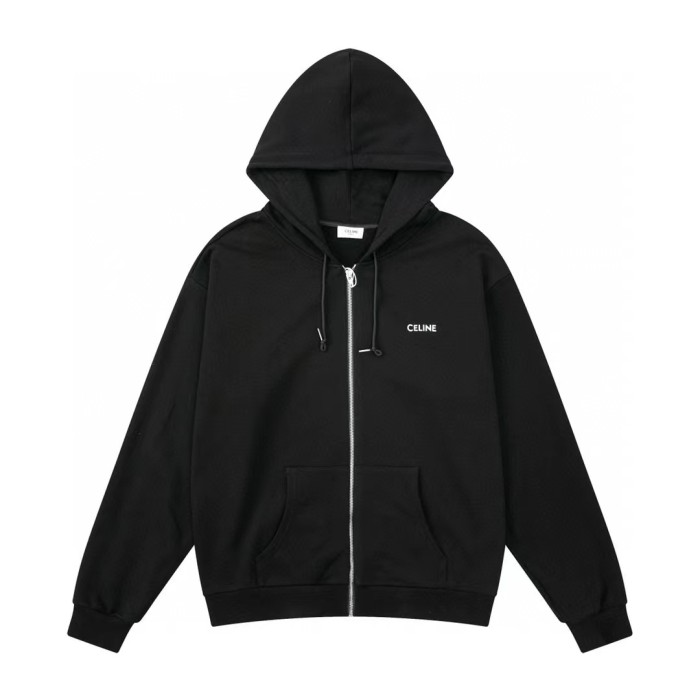 Celine Spring And Autumn Cotton Hooded Zipper Coat Jacket #nigo94128