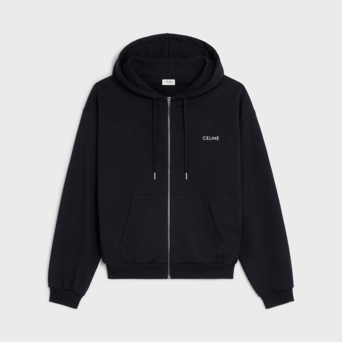 Celine Spring And Autumn Cotton Hooded Zipper Coat Jacket #nigo94128