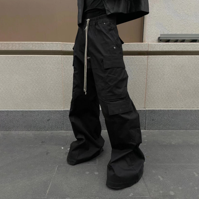 Rick Owenis NIGO Lace Up Work Suit Wide Leg pants #nigo94259