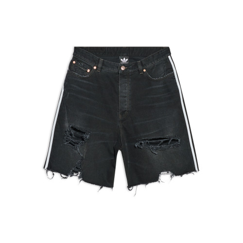 Balenciaga NIGO Vintage Distressed Denim Shorts Pants #nigo94252
