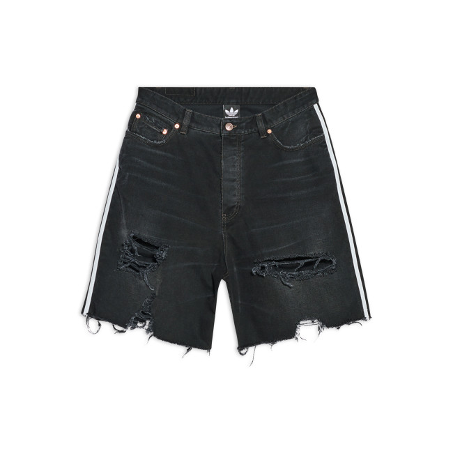 Balenciaga NIGO Vintage Distressed Denim Shorts Pants #nigo94252