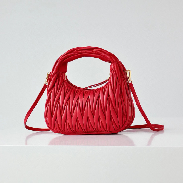 MiuMiu NIGO Pleated One Shoulder Handbag Bag Bags #nigo56962