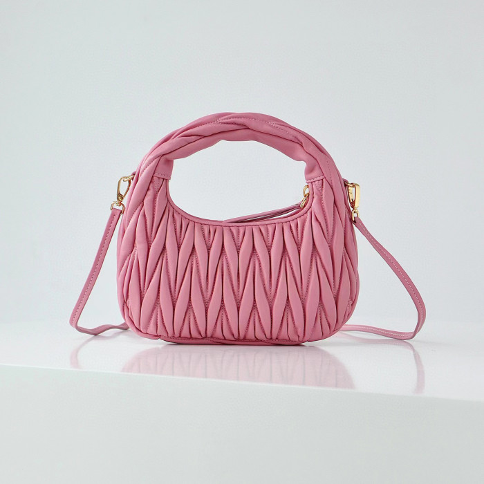 MiuMiu NIGO Pleated One Shoulder Handbag Bag Bags #nigo56962