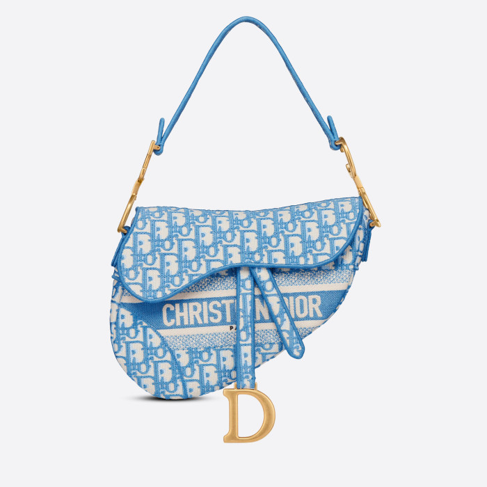 Dior Saddle Bags Oblique Shoulder Messenger Leather Bag #nigo59296