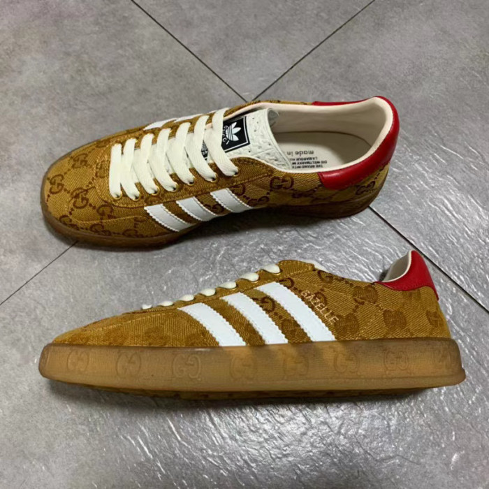 GUCCI Men's and Women's Retro Flat Sneakers Shoes #nigo54691