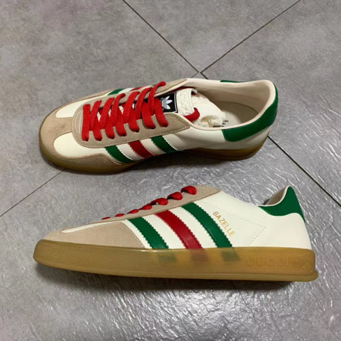 GUCCI Men's and Women's Retro Flat Sneakers Shoes #nigo54691