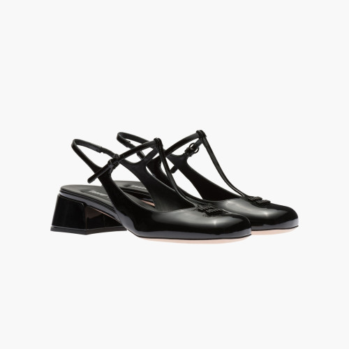 miumiu NIGO High Heeled Dance Sandals Leather Shoes #nigo57263