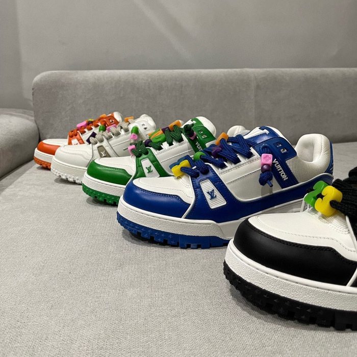 Louis Vuitton NIGO Beaded shoelaces sneakers board shoes #nigo1493