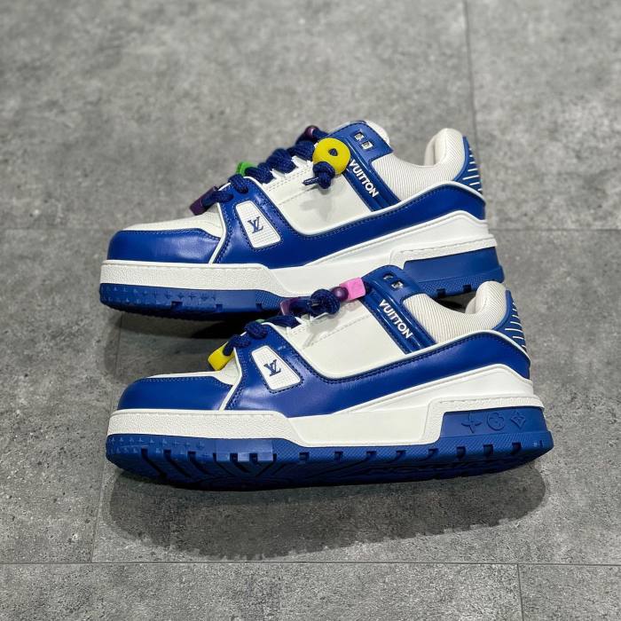 Louis Vuitton NIGO Beaded shoelaces sneakers board shoes #nigo1493