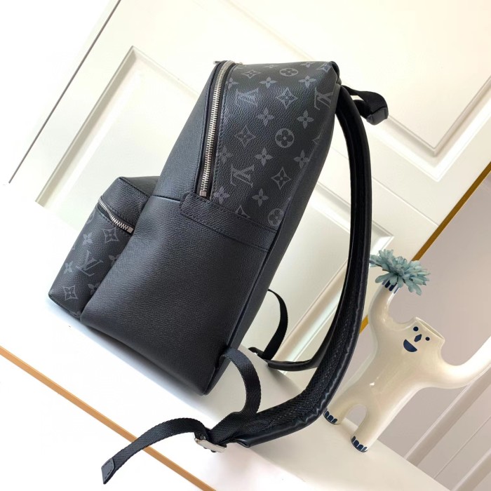 Louis Vuitton NIGO Black Leather High Capacity Backpack #nigo56864
