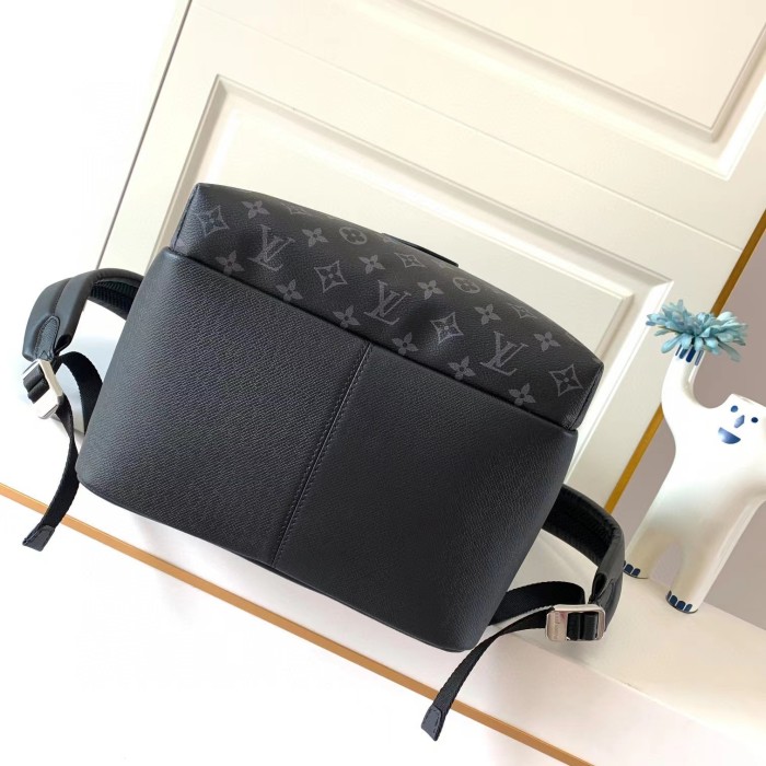 Louis Vuitton NIGO Black Leather High Capacity Backpack #nigo56864