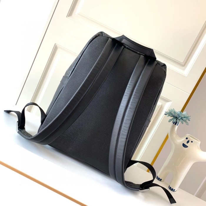 Louis Vuitton NIGO Black Leather High Capacity Backpack #nigo56864