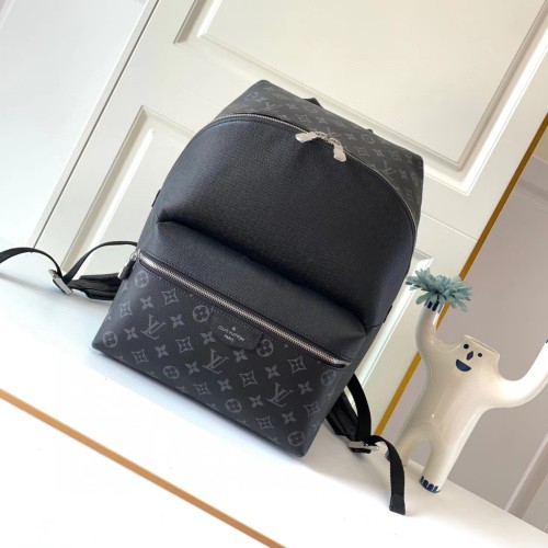 Louis Vuitton NIGO Black Leather High Capacity Backpack #nigo56864