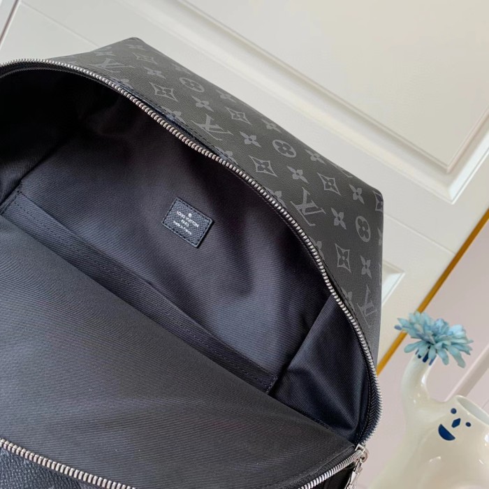 Louis Vuitton NIGO Black Leather High Capacity Backpack #nigo56864