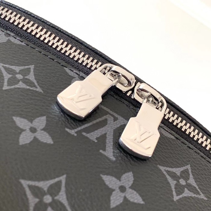 Louis Vuitton NIGO Black Leather High Capacity Backpack #nigo56864