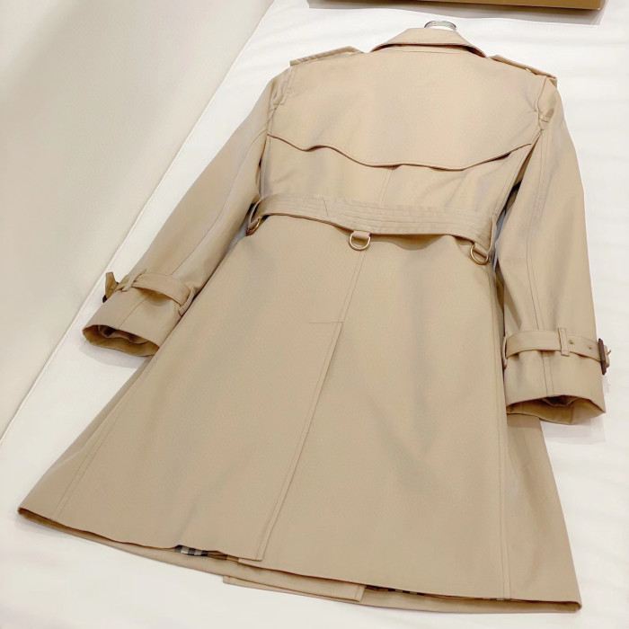 Burberry NIGO Spring And Autumn Long Khaki Windbreaker #nigo56873