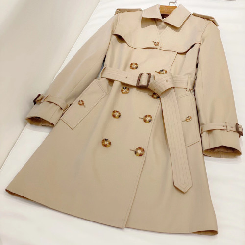 Burberry NIGO Spring And Autumn Long Khaki Windbreaker #nigo56873