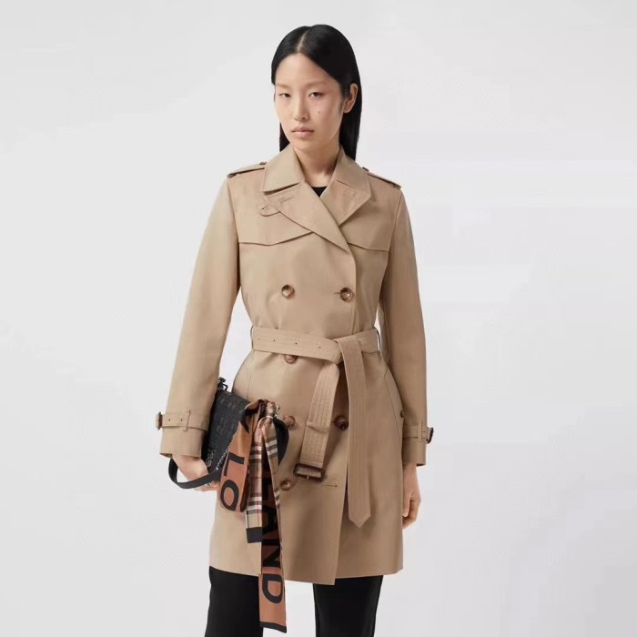 Burberry NIGO Spring And Autumn Long Khaki Windbreaker #nigo56873