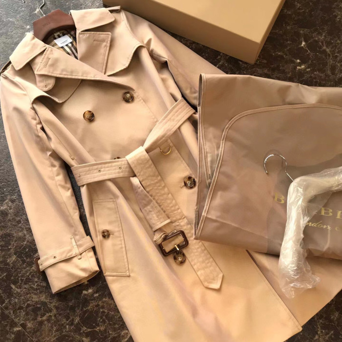 Burberry NIGO Spring And Autumn Long Khaki Windbreaker #nigo56873