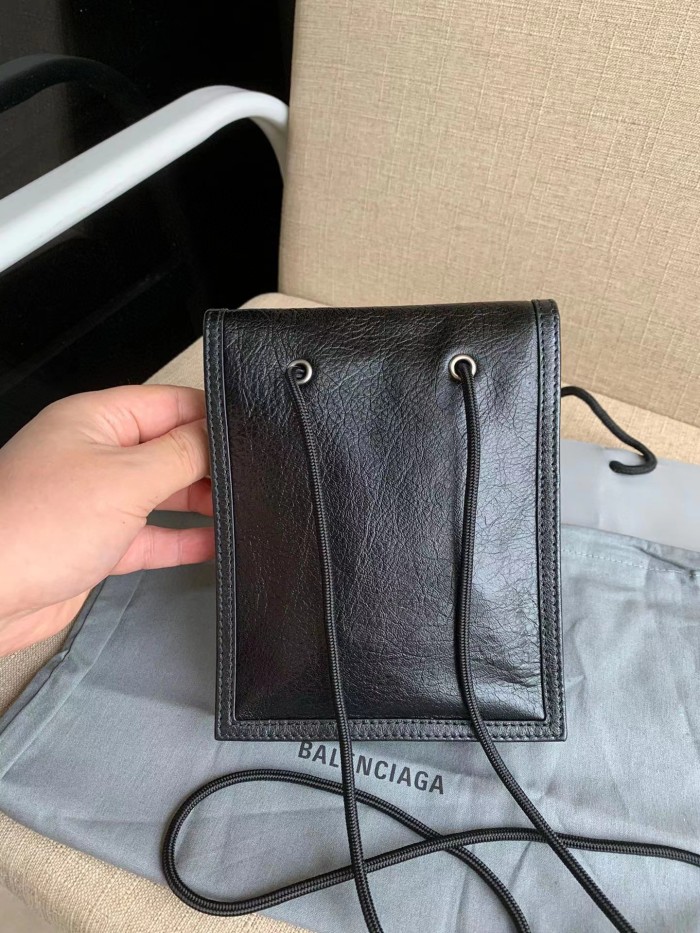 Balenciaga NIGO Leather Small Crossbody Bag #nigo56763
