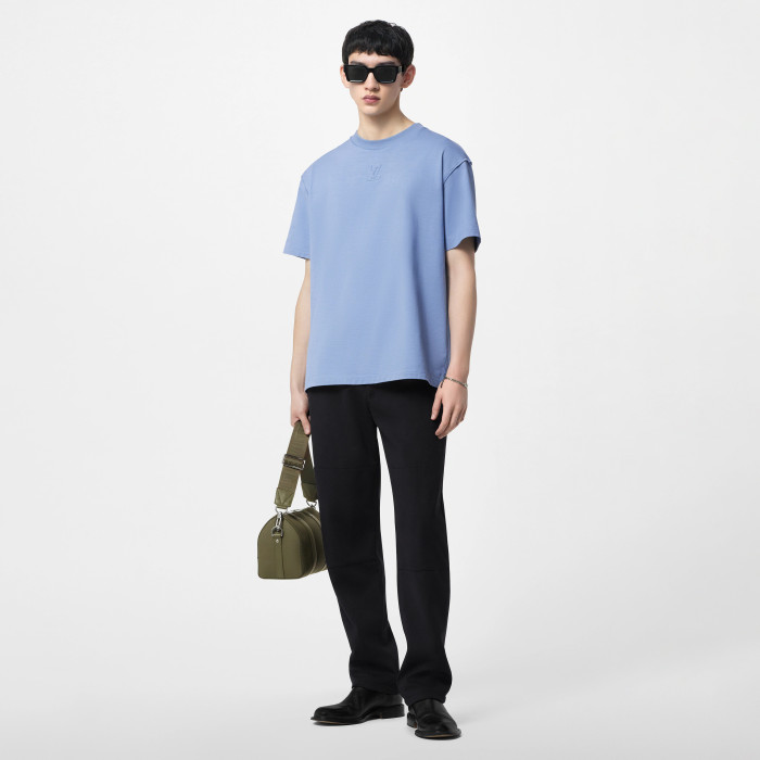 Louis Vuitton NIGO Embossed Logo Short Sleeve T-shirt #nigo94426