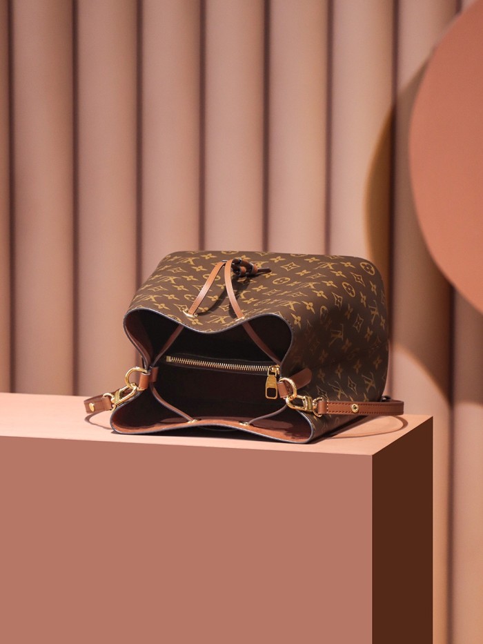 Louis Vuitton NIGO Leather Drawstring Bucket Bag Bags #nigo57175