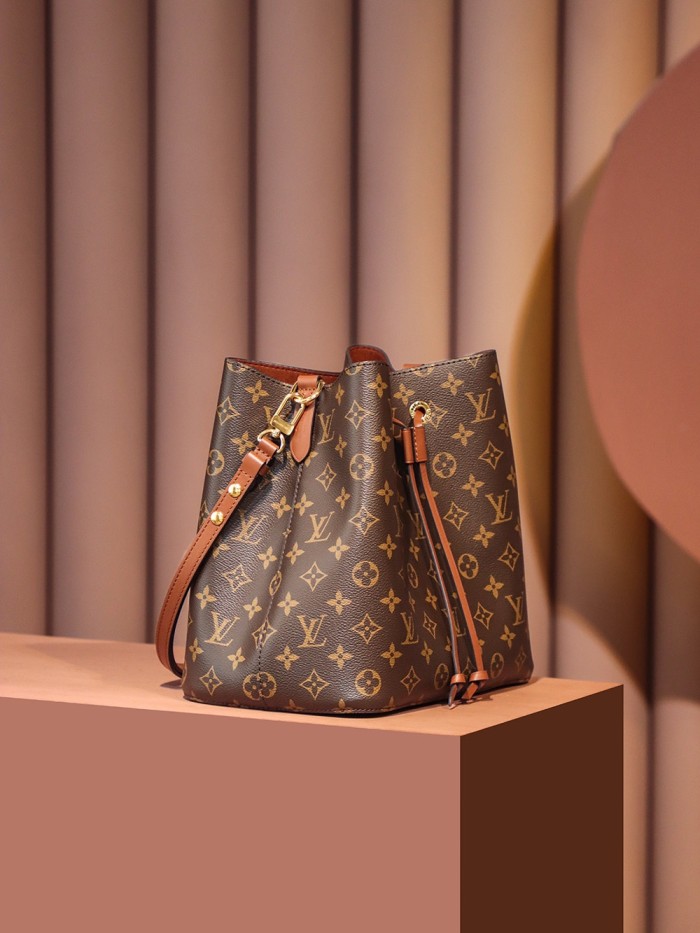 Louis Vuitton NIGO Leather Drawstring Bucket Bag Bags #nigo57175
