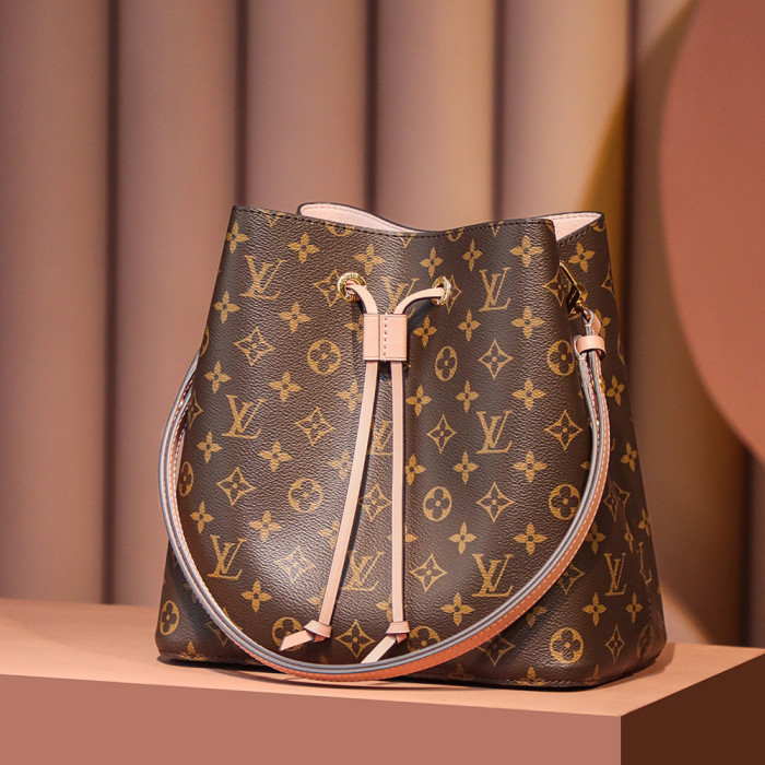 Louis Vuitton NIGO Leather Drawstring Bucket Bag Bags #nigo57175