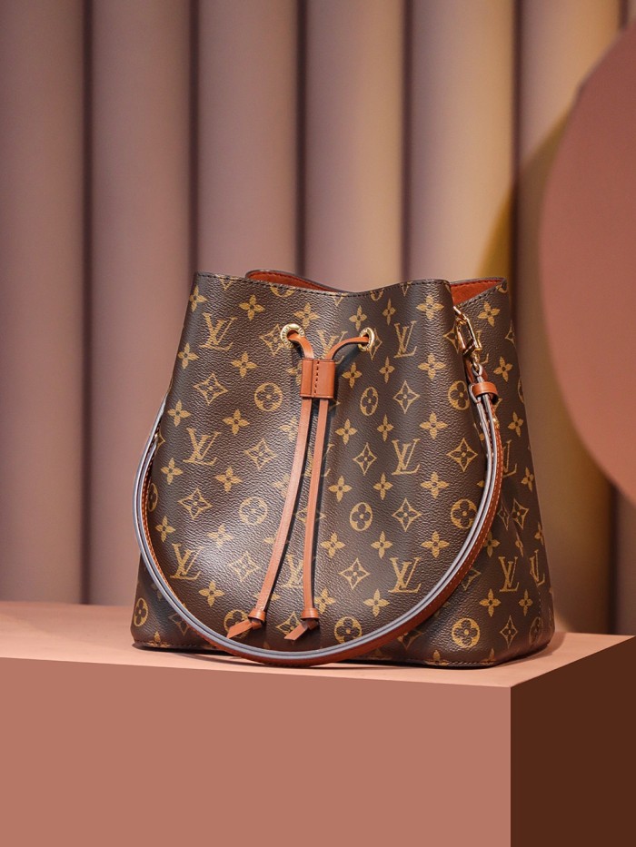 Louis Vuitton NIGO Leather Drawstring Bucket Bag Bags #nigo57175