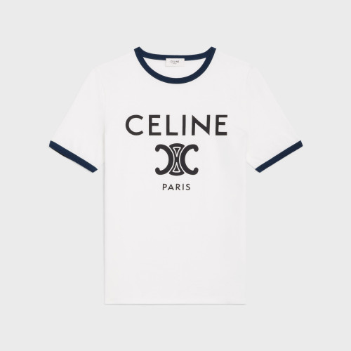 celine NIGO Cotton Striped Letter T-shirt Short Sleeve #nigo57243