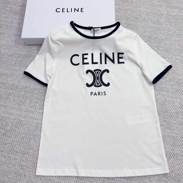 celine NIGO Cotton Striped Letter T-shirt Short Sleeve #nigo57243