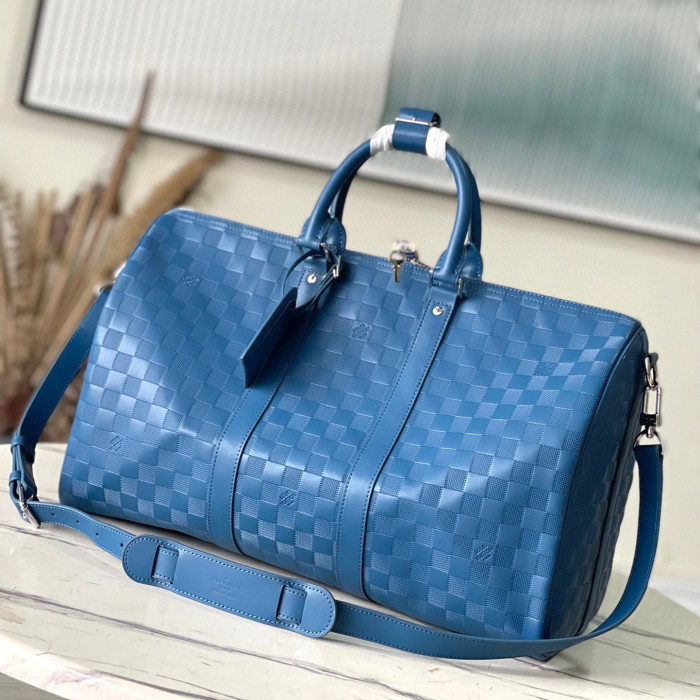 Louis Vuitton NIGO Leather Handbag Travel Bag #nigo94459