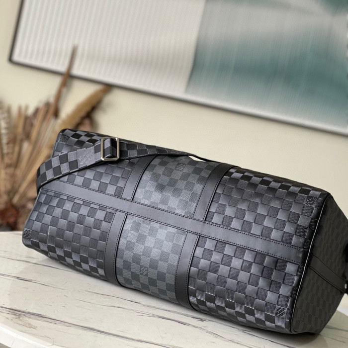 Louis Vuitton NIGO Leather Handbag Travel Bag #nigo94459