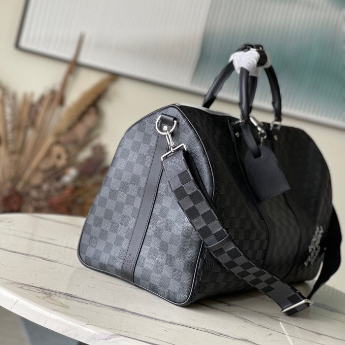 Louis Vuitton NIGO Leather Handbag Travel Bag #nigo94459