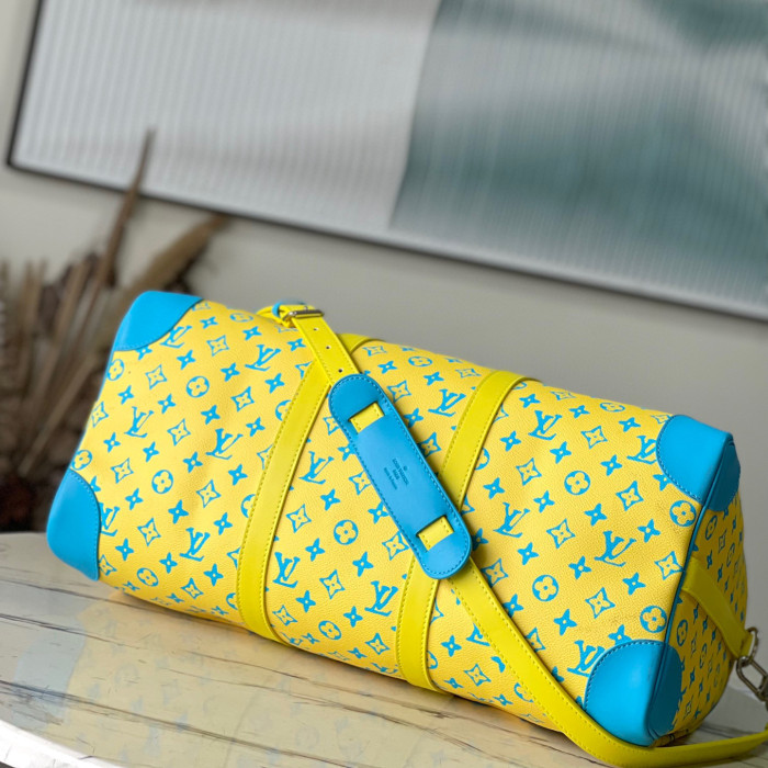 Louis Vuitton NIGO Leather Handbag Travel Bag #nigo94459