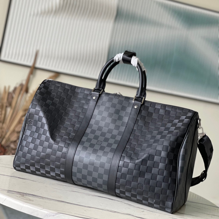 Louis Vuitton NIGO Leather Handbag Travel Bag #nigo94459