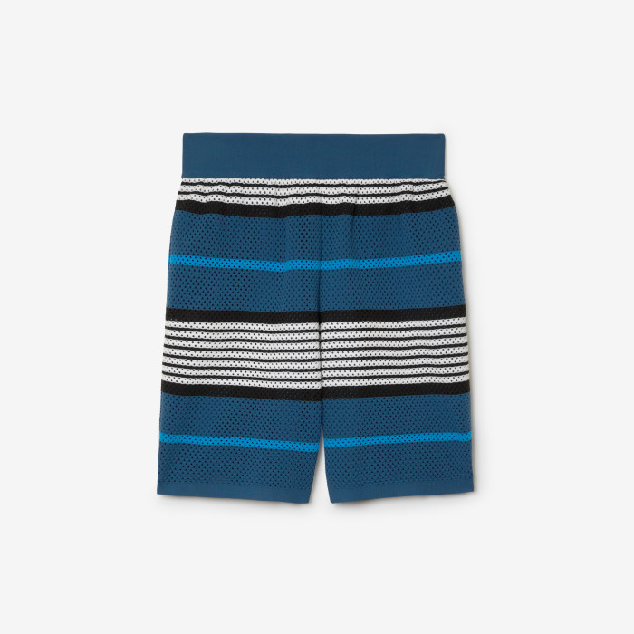 Burberry NIGO Striped Loose Hollow Summer Short Sleeve T-shirt Shorts Set Suit #nigo94475