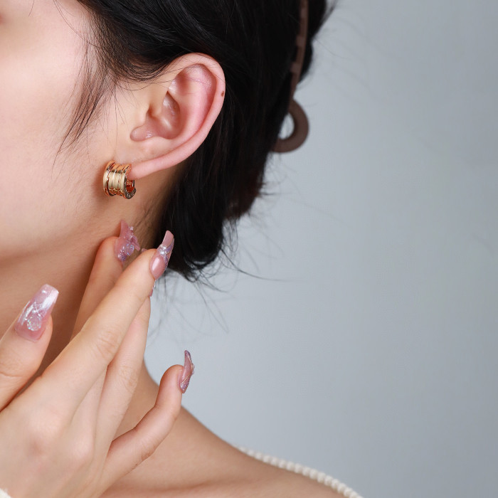 BvlgarI NIGO Gold Decoration With Earrings #nigo57392